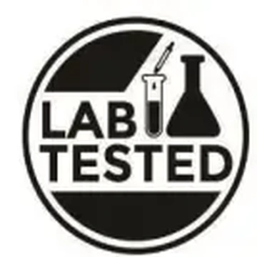 Lab tested badge